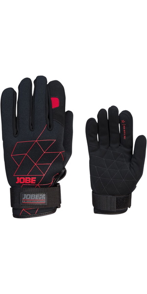 2026 Jobe Mens Stream Gloves - Black / Red